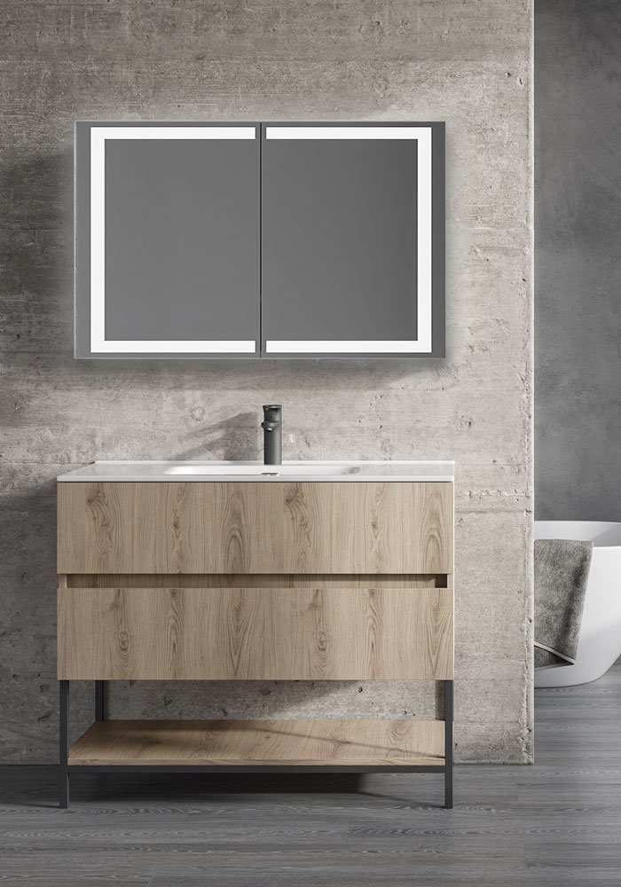 K Line σετ μπάνιου με βάση & κρυφοντούλαπο